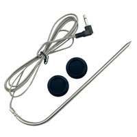 Sonde de température pour viande et barbecue PT1000 avec clip de sonde à 3 trous