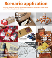 Présentoir de Comptoir en Carton UV Mat avec Laminage Transparent pour Maquillage, Organisateur de Cosmétiques, Plateau en Matériau Recyclé avec Éponge pour la Vente au Détail