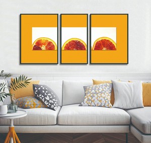 Vente en gros de peintures d'art moderne 3 pièces abstraites sur cadres en bois Décoration intérieure Art mural - Product Image 6
