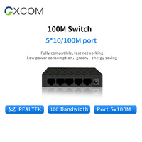 Switch Ethernet rapide 10/100 Mbps à 5, 8, 16 ou 24 ports, Hub 12V sans ventilateur, Switch réseau non géré pour ordinateur de bureau