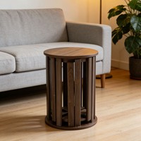 Tabouret en bois personnalisable de style chinois, empilable avec roulettes, pour usage domestique, ensemble de chaises gigognes pour salon et salle à manger, banc de rangement