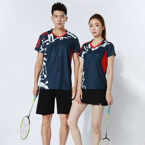 New Style Wholesale Printed <b>Badminton</b> Uniform Set Men Women Athletic Sportswear Breathable Anti-Wrinkle Quick-Drying Sublimation - Product Image 4