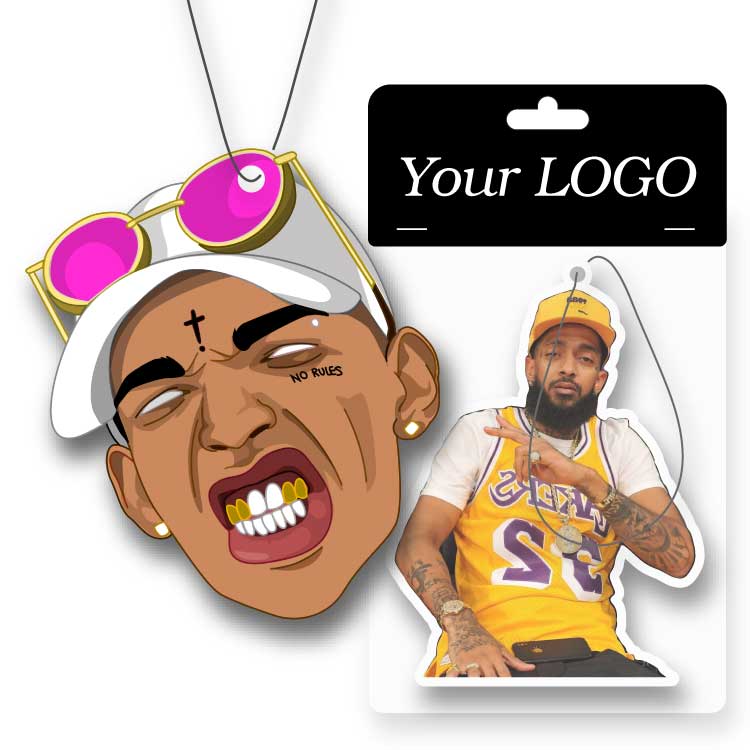 Автомобильный освежитель воздуха, подвесной освежитель Холодного Льда, черный цвет, индивидуальный дизайн