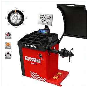 Équilibreuse de pneus à lévitation magnétique Coseng SP811PL avec positionnement laser et blocage pneumatique, machine à changer les pneus - Product Image 4