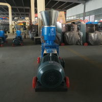 Nouvelle machine à granulés d'aliments pour animaux mini haute productivité 500 kg/h avec taille de granulés réglable pour petites exploitations agricoles (maïs, blé, paille)