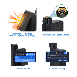 <span class=keywords><strong>Programmateur</strong></span> <span class=keywords><strong>d</strong></span>'<span class=keywords><strong>arrosage</strong></span> intelligent KEMEK à énergie solaire avec <span class=keywords><strong>WiFi</strong></span> et entrée en laiton, contrôleur <span class=keywords><strong>d</strong></span>'irrigation automatique - Product Image 4