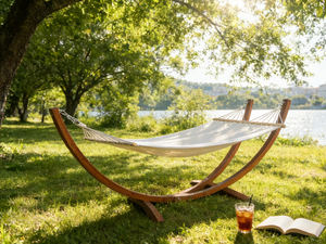 Giardino esterno di Campeggio portatile giardino patio amaca letto uso <span class=keywords><strong>2</strong></span> persona per gli adulti - Product Image 1