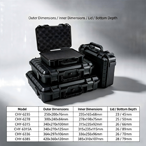 Custom OEM Hard Plastic <b>Tool</b> & Equipment Case With EVA/sponge <b>Foam</b> Dust Resistant Anti-Shock Portable 6 Dust Resistant Protects - Product Image 4