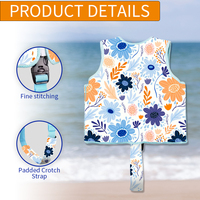 Logo personnalisé OEM Nouveau maillot de bain flottant en néoprène pour enfants Gilet de sauvetage en mousse EPE pour la natation