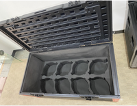XYY 2023 nouveaux supports en plastique HDPE détachables câble de coffre utilitaire écran LED affichage cas de route de vol
