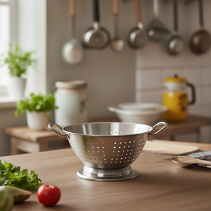 Scolapasta Conico con Base in Acciaio Inossidabile per Uso in Cucina - Product Image 3