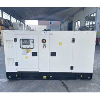 Générateur diesel silencieux blanc triphasé 75 kVA 60 kW avec châssis ouvert, démarrage automatique, démarrage à distance, moteur Ricardo et ATS