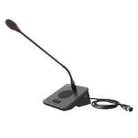 Système de traduction de microphone de table de conférence numérique de style classique avec suppression du bruit pour les salles de conférence