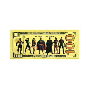 แบทแมน ดาร์ก ฮีโร่ <span class=keywords><strong>ธนบัตร</strong></span>ทองคำ 24k ใบละ <span class=keywords><strong>100</strong></span> ดอลลาร์ พร้อมการ์ดที่ระลึก - Product Image 3