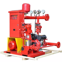 Pompe jockey diesel de lutte contre l'incendie 90kw à haut rendement de la série EDJ avec pompe électrique et jockey