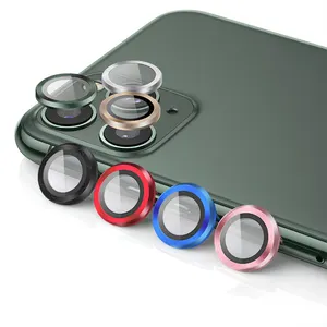 适用于iPhone 12 11相机镜头保护器钢化玻璃屏幕保护器手机镜头适用于iPhone 14 13相机镜头保护器