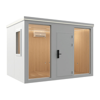 Maison mobile d'usine, écologique, modulaire, préfabriquée, pour l'extérieur, assemblage rapide, cabane de vie portable, 110-240V