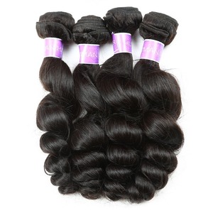 Peruvian Human Hair Loose Wave Bundles Thick Full Ends <b>Clip</b> in Weave Tape Hair Extension Options - Product Image 5