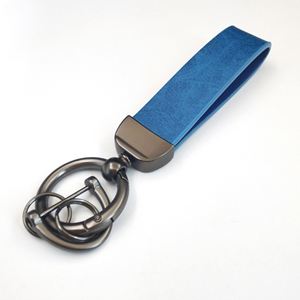 Wholesale Custom Logo High-Grade Retro <b>Leather</b> <b>Keychain</b> Pendant Fashionable Brand Logo Custom - Product Image 3