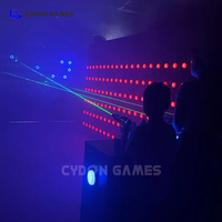 Équipement de jeu de tir au laser LED actif, jeu de tir au laser pour escape room, labyrinthe laser mobile d'intérieur