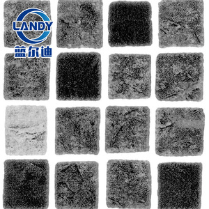 แผ่นรองสระว่ายน้ำลายโมเสคสีเทา Landy Classic รุ่น EXT768-01 ผลิตจาก PVC กันน้ำ กันลื่น ทนความเย็น รูปทรงสี่เหลี่ยมผืนผ้า - Product Image 4