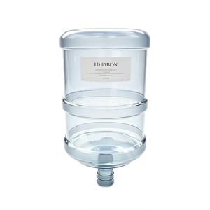 Offres <span class=keywords><strong>Flash</strong></span> : Bouteilles en plastique rondes épaissies, réutilisables, recyclables et durables pour eau purifiée, 3 et 4 gallons - Product Image 1