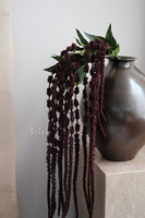 Amaranthus Buatan Love Lies Bleeding dengan Batang Gantung dan Daun Menjuntai untuk Dekorasi Rumah, Pernikahan, Hotel, dan Rangkaian Bunga Grosir