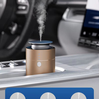 Diffuseur d'huiles essentielles rechargeable en alliage d'aluminium, sans eau, faible bruit, étanche, pour voiture, maison, bureau