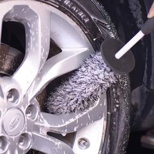 Herramientas de Limpieza para el Hogar al por Mayor, Cepillo de Microfibra para Ruedas, Guante Antideslizante Ultra Suave para Coche, Cepillos para Radios de Ruedas, Accesorios - Product Image 5