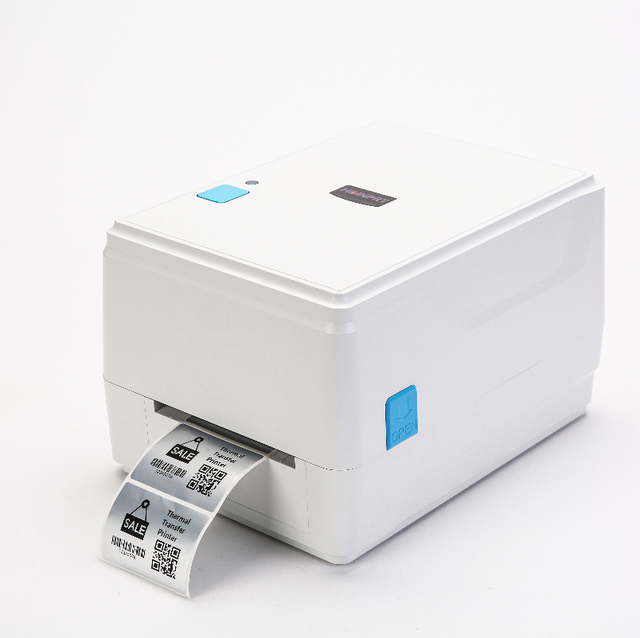 Direct Thermal Transfer Desktop Barcode Label Printer HQ490 with 300dpi Resolution for IOS Bluetooth Interface Type Stock