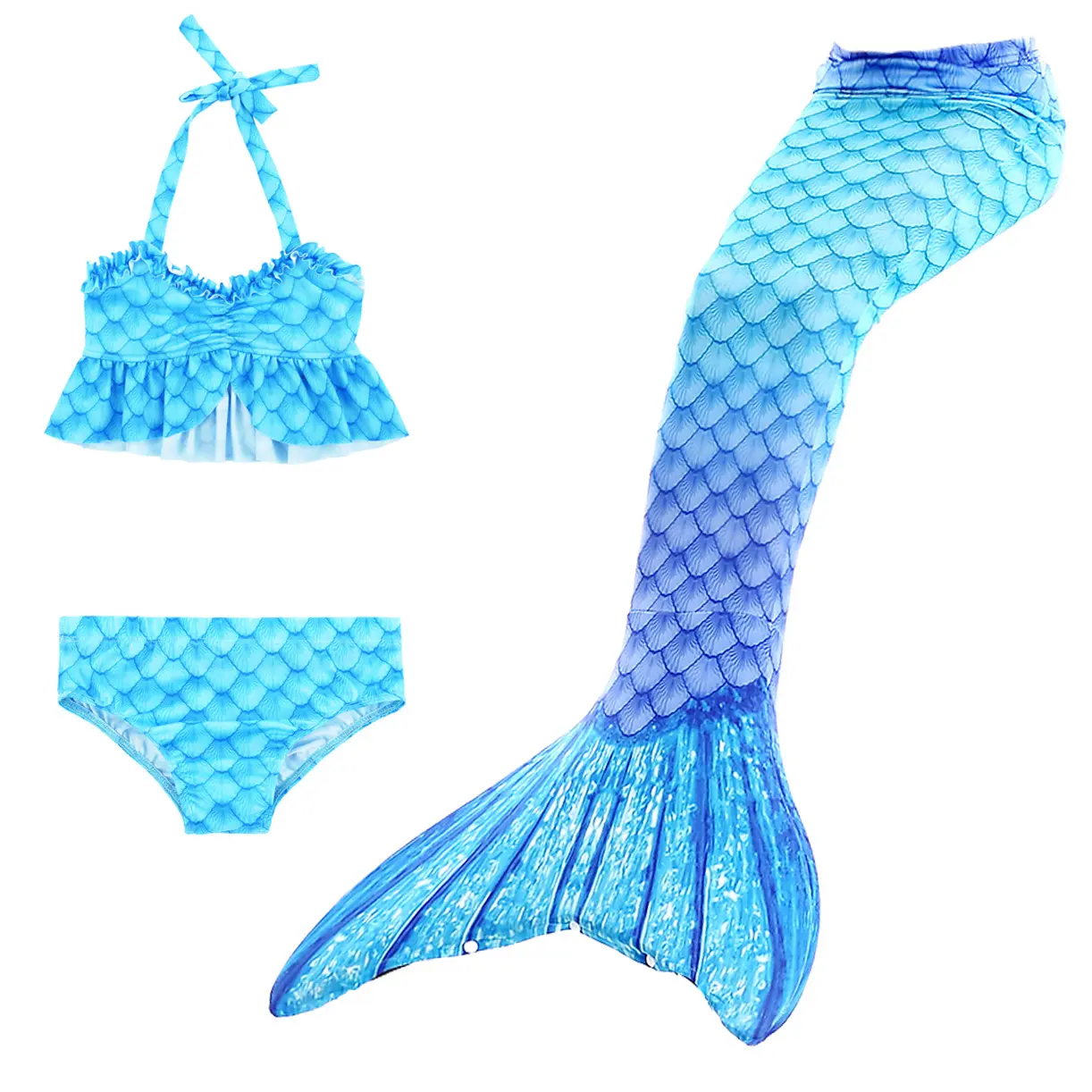 High Quality Princess Mermaid Tail girls mermaid tail for swimming swimsuit