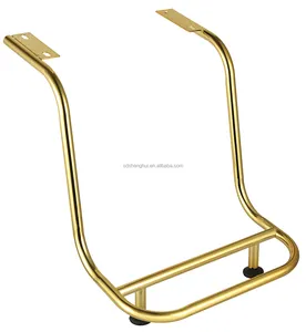 Wholesale Barber Chair Accessories Hair Salon Barber Chair Footrest Gold