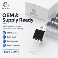 Diode à récupération rapide de qualité industrielle 600V 30A TO-220 avec tab de montage sur dissipateur thermique pour une stabilité accrue, idéale pour l'industrie