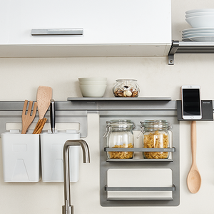 Giá để gia vị, giá để bát đĩa, kệ để đồ bằng nhôm treo tường, bền chắc, chất lượng cao, dùng cho nhà bếp - Product Image 3