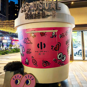 รถขายกาแฟกลางแจ้งรถเทรลเลอร์เคลื่อนที่รถเข็นใส่อาหารอุปกรณ์ครบครันสำหรับโรงงานผลิตไอศกรีมรถบรรทุกอาหาร - Product Image 4