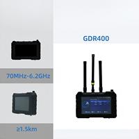 Détecteur de drone portable à balayage automatique 70MHz-6.2GHz Détection de drone FPV à radiofréquence 2KM