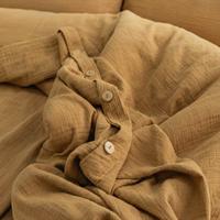 Parure de lit en coton mousseline respirante et durable, style vintage, pour usage quotidien – Vente chaude usine