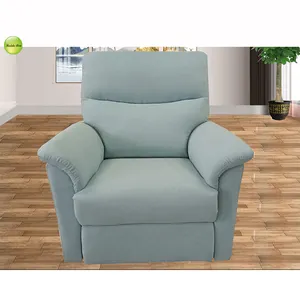 American style sofa set living room furniture manual recliner single chair with turntable be used for 360 angle turning