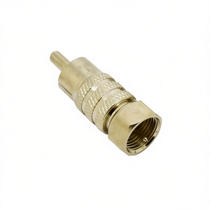 Adaptador RCA Macho a Hembra F, Conector de Audio y Video Chapado en Oro - Product Image 2