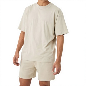 Blue Eagle Sports 2025 Nuevo Conjunto Deportivo Personalizado para Hombre, Ropa de Gimnasio de Verano, Corte Regular, Transpirable, Dos Piezas, Tallas Grandes, 100% Algodón - Product Image 1