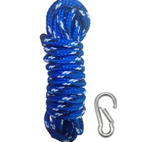 Corde de remorquage marine robuste 6m 18m 2000kg cordon de tissu de traction Sports nautiques bouton de traction pour Jet Ski Kayak laisse flottante