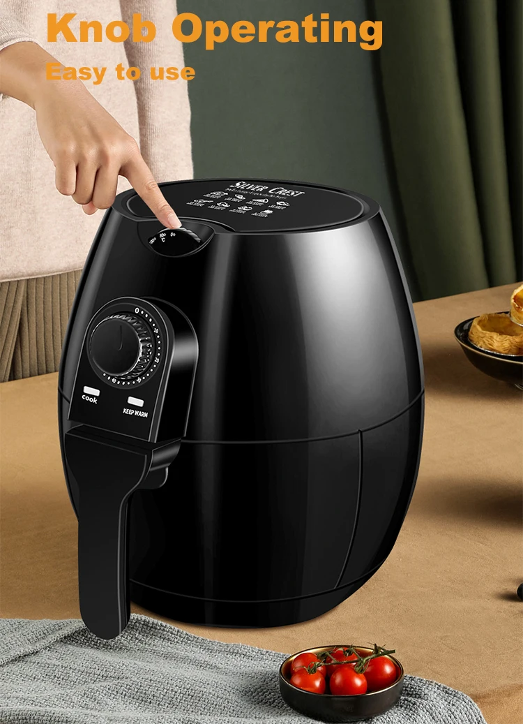 Big Capacity 5.8L Electric Cooker Steam Silver Crest Air Deep Fryer Machine Without Oil Air Fryers