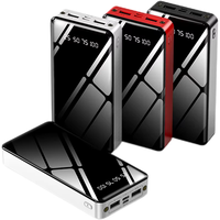 Ide Hadiah yang Dapat Disesuaikan Power Bank Kapasitas Besar 50000mah 20000mah Multi Warna Stasiun Pengisian Daya Power Bank