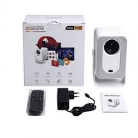 Projecteur extérieur C600 Pro Mini rechargeable avec batterie 6000 mAh, Android 14, 5G WIFI, 720P, 200 ANSI Lumens, haut-parleur