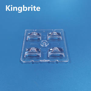 उच्च गुणवत्ता <span class=keywords><strong>4</strong></span> में <span class=keywords><strong>1</strong></span> 5050 3535 एलईडी लाइट मॉड्यूल लेंस संकीर्ण बीम कोण स्पष्ट सतह 50x50 मिमी एलईडी लेंस बाहरी उपयोग के लिए 50x50 मिमी एलईडी लेंस - Product Image 2