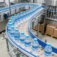 Prix d'usine, 10 000 bouteilles par heure, machine de mise en bouteille d'eau minérale de 500 ml, ligne de production automatique d'eau pure en bouteille PET