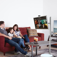 Televisi pintar 24 inci, InCell interaktif Monitor sentuh layar LCD Panel 2K putar TV Android 12 Tablet TV dapat diputar portabel