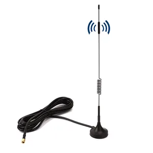 433MHz 868MHz 915MHz GSM 2G 3G 4G Lte externo Omni alta ganancia base magnética Chuck Antena de comunicación con conector macho SMA