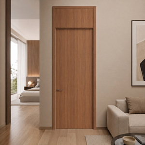 Puertas Interiores Minimalistas de Madera Maciza con Acabado para Uso en Dormitorios y Apartamentos, Apertura Manual - Product Image 2