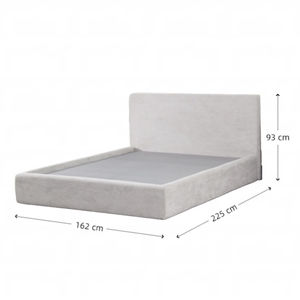 Modern Soft Bed Frame Mattress Sponge Frame Vacuum Compressed for Reduced <b>Shipping</b> Volume Fabric Upholstery Model 3302C Online - Product Image 1